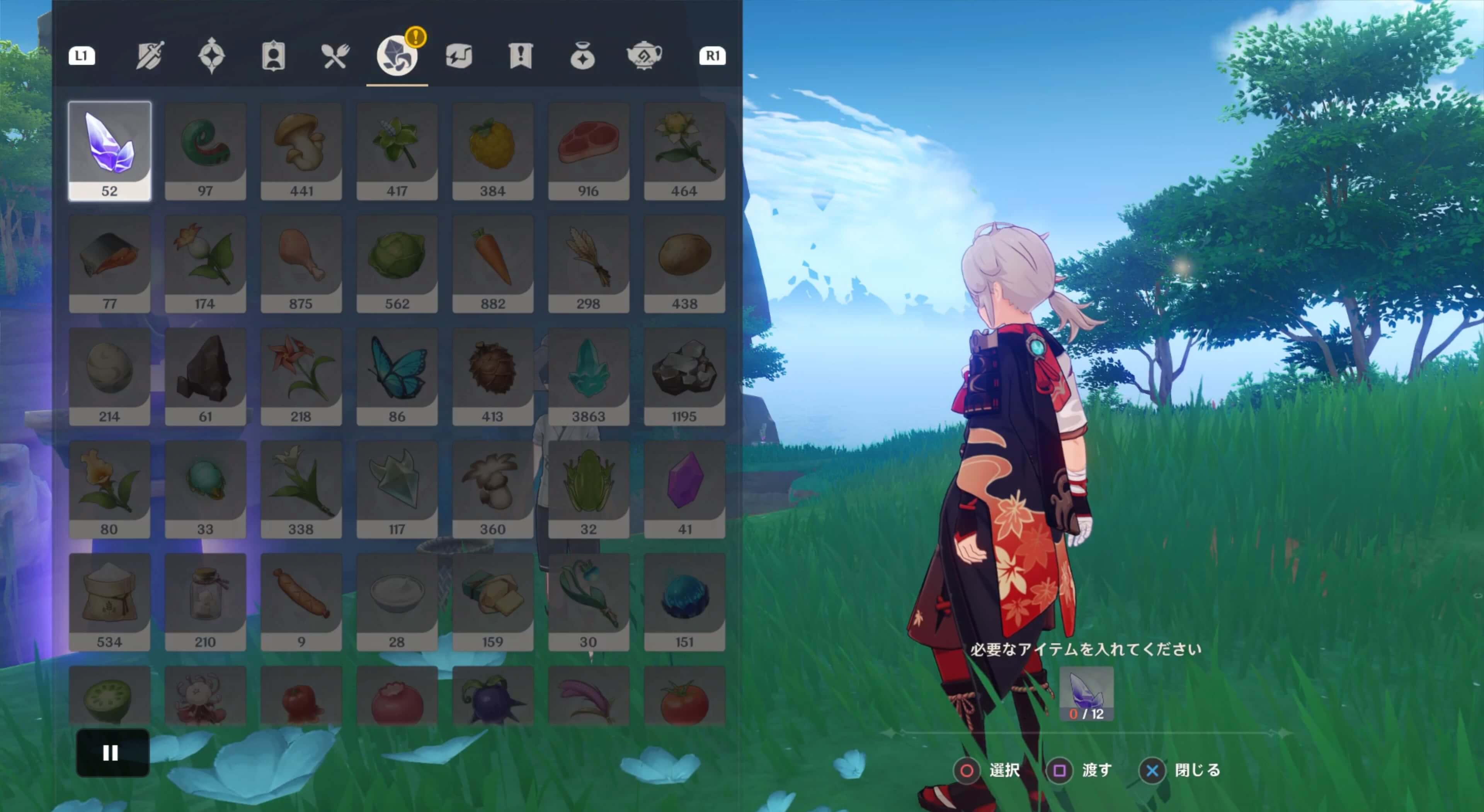 晶化骨髄を12枚集める