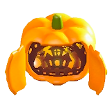 ハロウィンなトリックランプのオレンジの画像