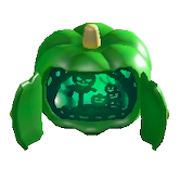 ハロウィンなトリックランプのグリーンの画像