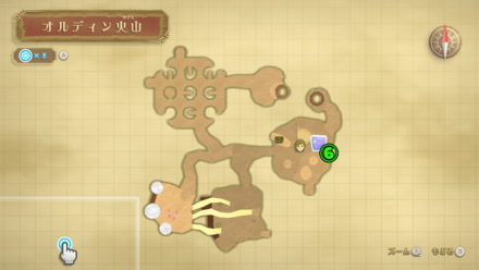 オルディン火山地下の女神キューブ