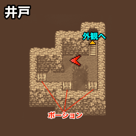 ウル井戸：ピクセルマップ