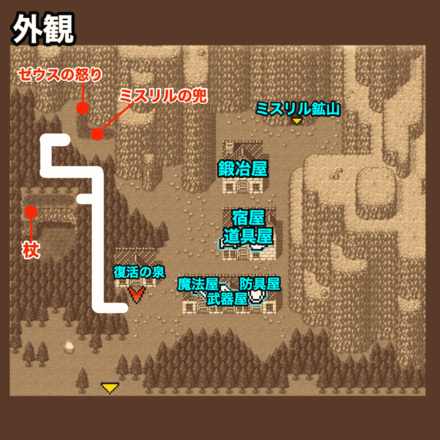 カズス外観：ピクセルマップ