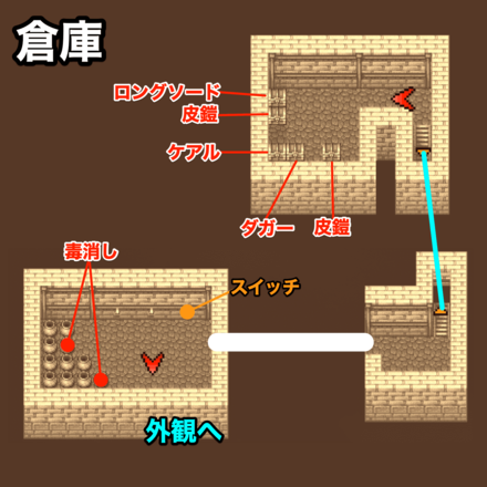 ウル倉庫：ピクセルマップ