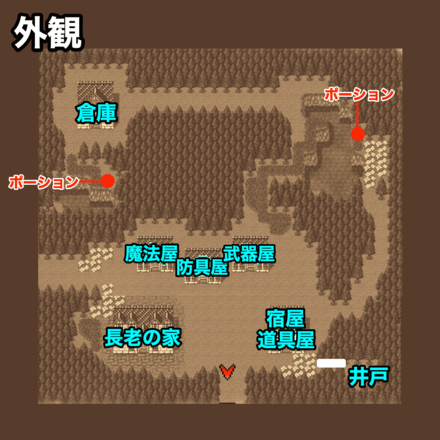 ウル外観：ピクセルマップ