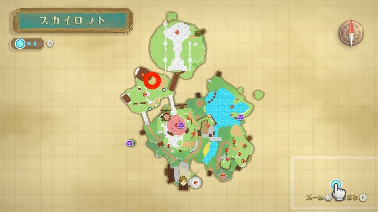 かぼちゃクレーの場所