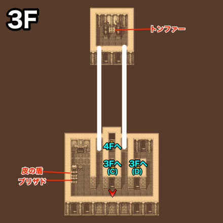 サスーン城3F：ピクセルマップ