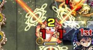 センサーに触れるとボスに爆弾投下