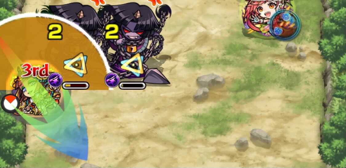 方向固定攻撃＿攻撃力アップしない