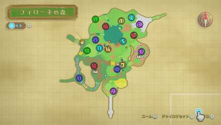 オトダマ集めのマップ