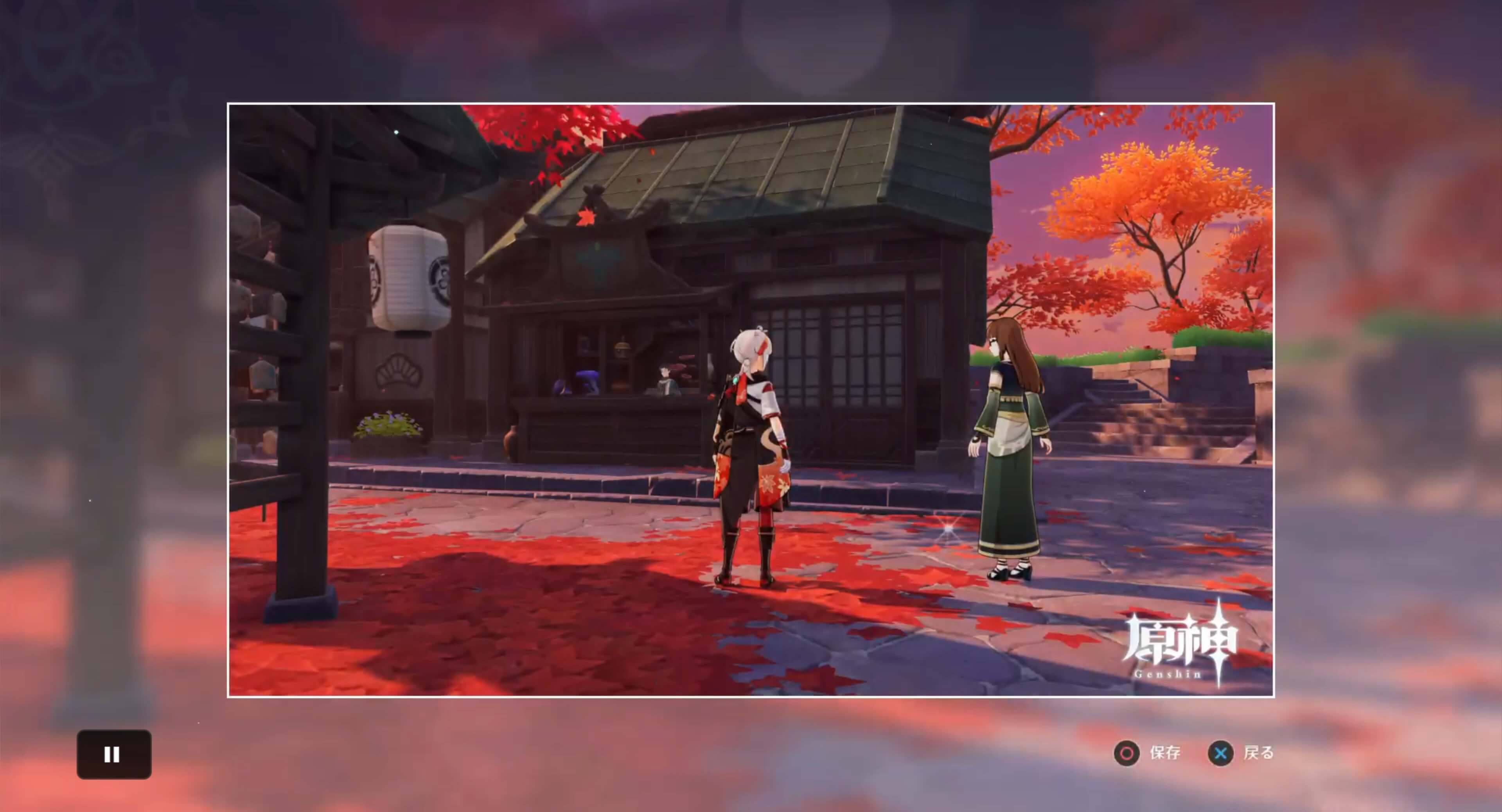 「豊穣の願い」と店主の写真を撮る