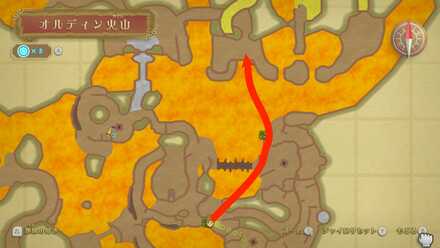 溶岩地帯の進み方