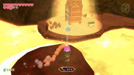 バクダンを投げる場所