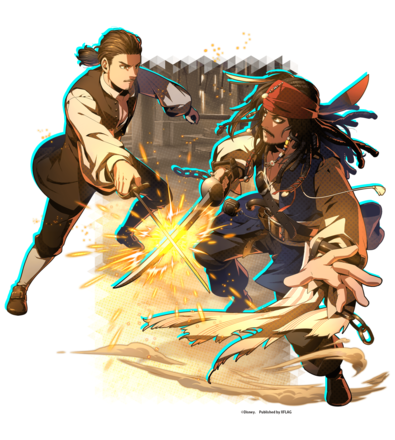 21 08 03 スタースマッシュ 8月3日 火 より2週連続で パイレーツ オブ カリビアン がジャック ジャック スパロウ キャプテン バルボッサ などのカードがガチャなどで新登場 ブラックパール号 をイメージしたスコアバトルステージも登場