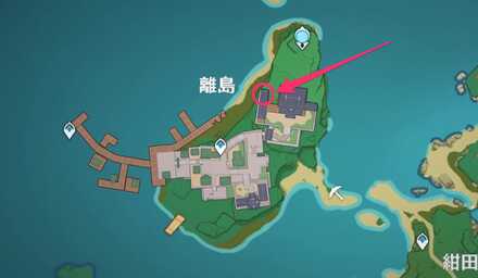 千里の手紙のマップ