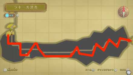 クローショット地帯のルート