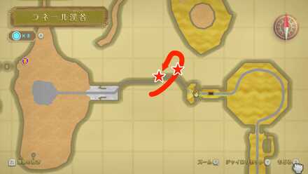 バクダン花と瓦礫の場所2