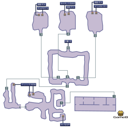 ハインの城：３D1マップ
