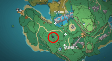 陣代屋敷のマップ画像