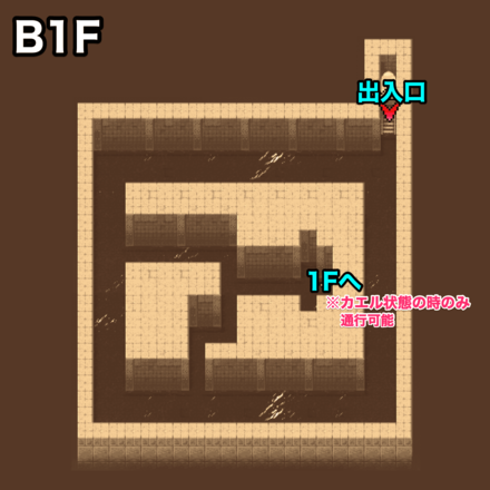 オーエンの塔B1F：ピクセルマップ