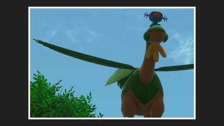 ウパーを頭に乗せたトロピウスが出現