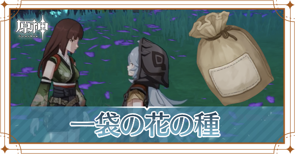 一袋の花の種の入手場所と使い道