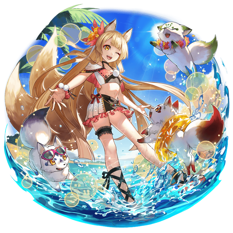 オセロニアの［みんなで海！］クイナの画像