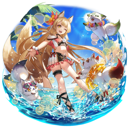 オセロニアの［みんなで海！］クイナの画像