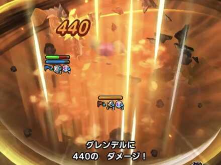 キラーマシン2の攻撃を受けている様子