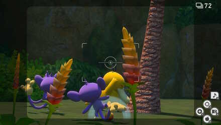 コダックを追いかけるエイパムを追いやる