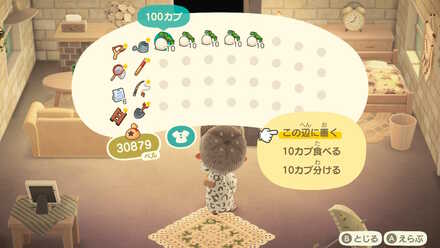 カブは収納できない