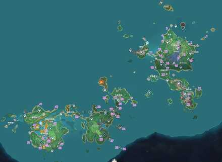 紫水晶の塊（マッピング）