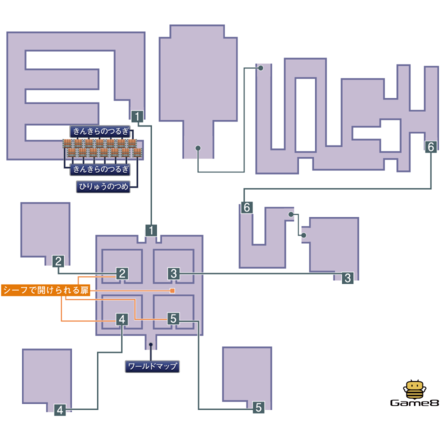 ゴールドルの館：３Dマップ