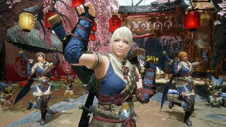 にゃんにゃんのジェスチャー