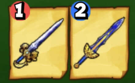 オチェアーノの剣はどっち？