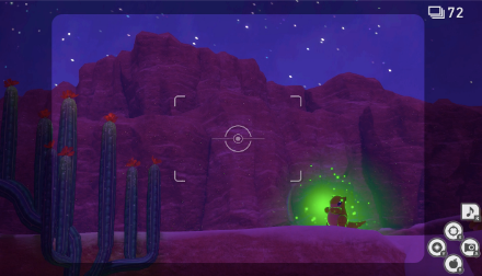 左側の崖にいるサンドにイルミナオーブを当てる