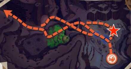 イワパレスの詳細位置