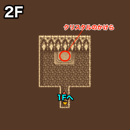 水の神殿2F：ピクセルマップ