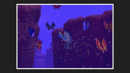 荒野で出現しないビビヨンを撮影する