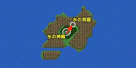 水の洞窟：ピクセルの行き方画像