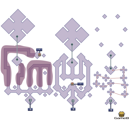 闇の世界：３D２マップ