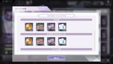 フラクタルライブは高難易度がオススメ