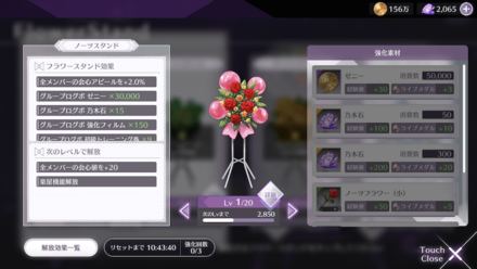 グループのフラワースタンドを強化する