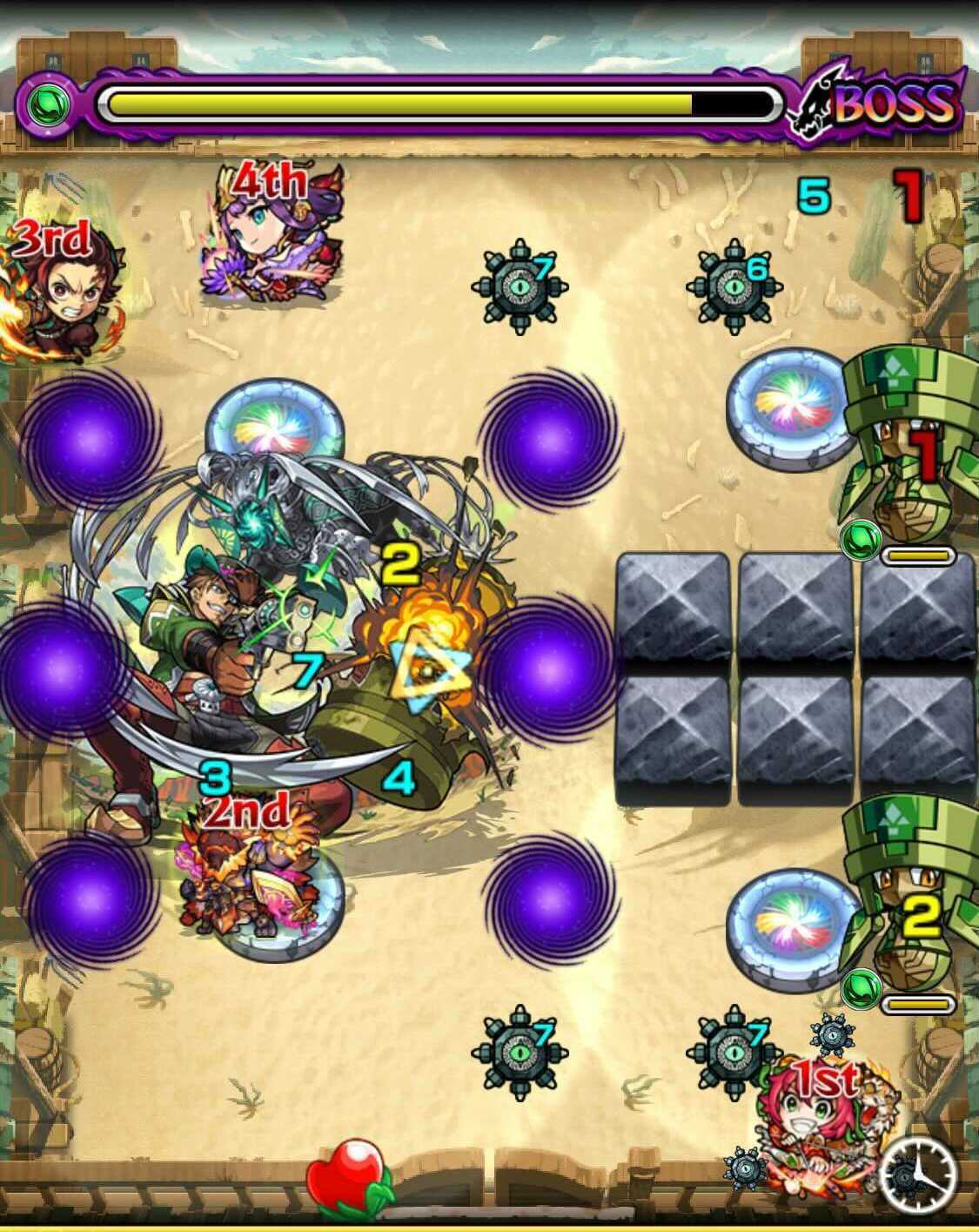 ガロン ボス3 処理後