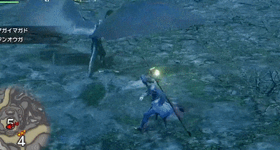 生肉を食べるガブラス