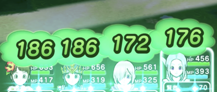 回復魔力500でのエルフの慈愛(錬成後)