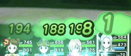 回復魔力650でのいやしの波動