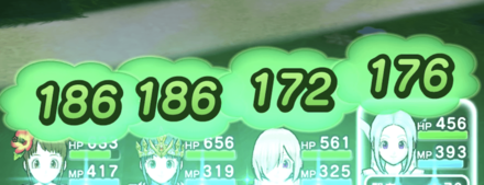 ロザリーの杖の回復量