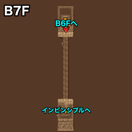 古代遺跡B7F：ピクセルマップ