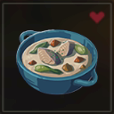 魚入りミルクスープ