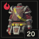 耐火の石鎧のアイコン